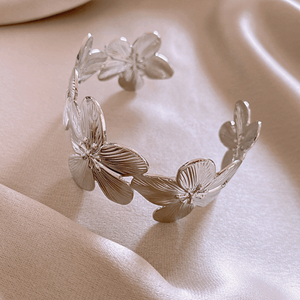 21dd087869a767f0897a58cb4639305 Flora Radiance Cuff Bracelet