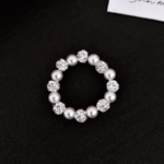 Crystal & Pearl Eternity Band
