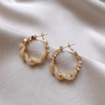 Twist Mesh Hoop Earrings