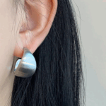 Luna Dome Stud Earrings