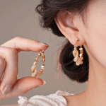 Twist Mesh Hoop Earrings