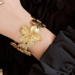 Flora Radiance Cuff Bracelet