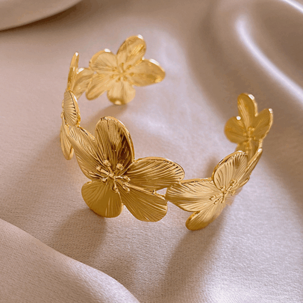 Flora Radiance Cuff Bracelet