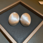 Aurora Satin Oval Earrings